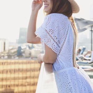 Zimmermann Hydra Broidery Flutter Playsuit